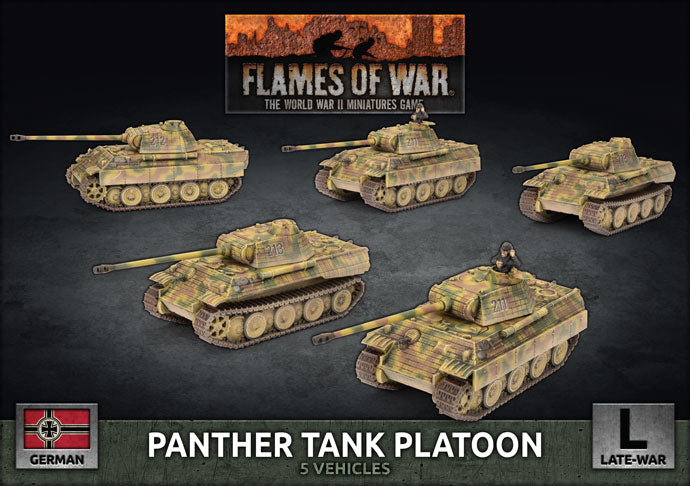 Flames of War: Panther A (Early) (x5 Plastic) (GBX161)