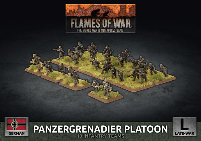 Flames of War: Panzergrenadier Platoon (Plastic) (GBX169)