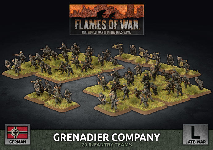 Flames of War: Grenadier Company (Plastic) (GBX170)