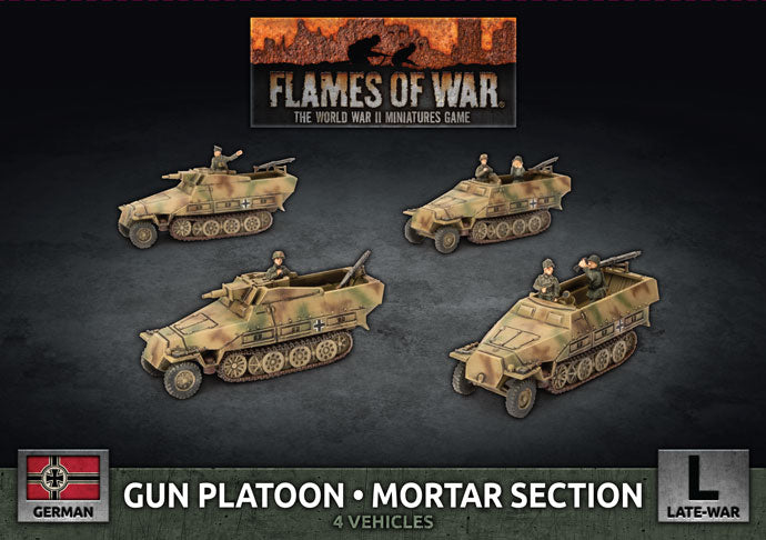 Flames of War: Sd Kfz 251 Platoon (x4 Plastic) (GBX177)