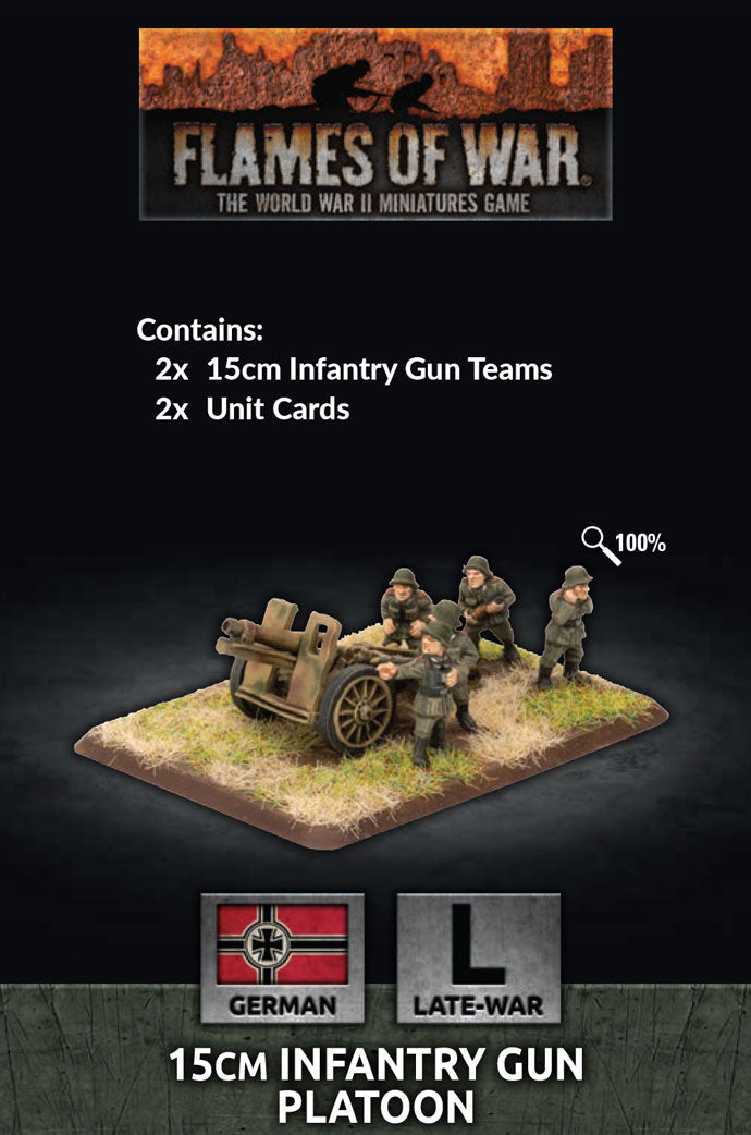 Flames of War: 15cm Infantry Gun Platoon (x2) (GE570)