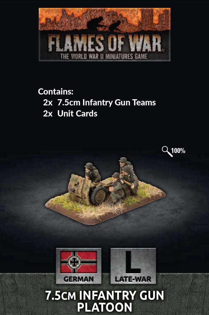 Flames of War: 7.5cm Infantry Gun Platoon (x2) (GE579)