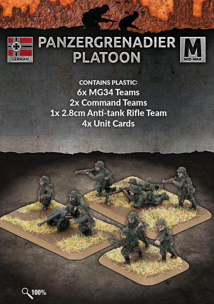 Flames of War: Panzergrenadier Platoon (GE757)