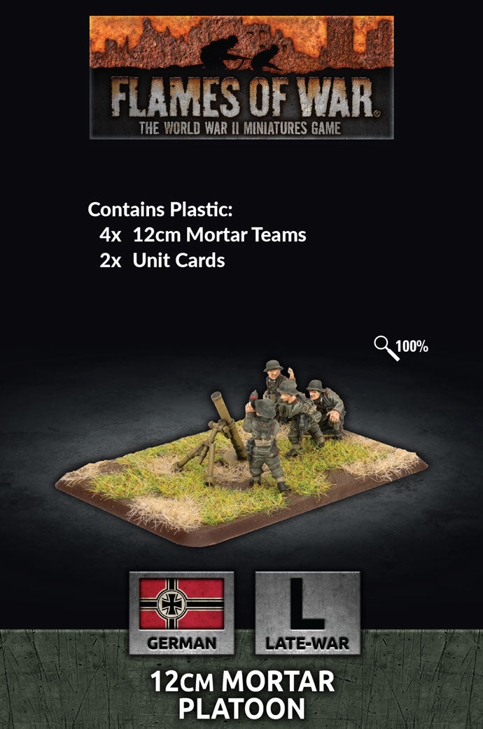 Flames of War: 12cm Mortar Platoon (x6 Plastic) (GE771)