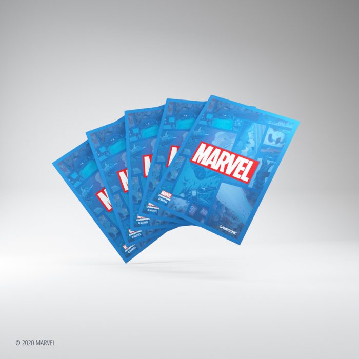 Gamegenic Marvel Champions Art Sleeves - Marvel Blue