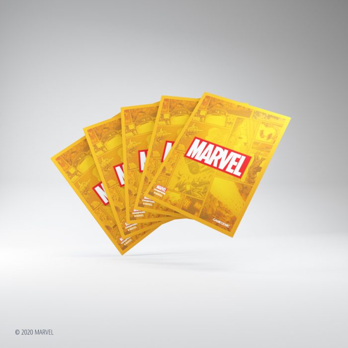 Gamegenic Marvel Champions Art Sleeves - Marvel Orange