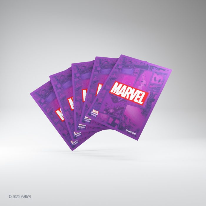 Gamegenic Marvel Champions Art Sleeves - Marvel Purple