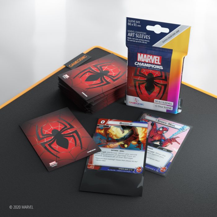 Gamegenic Marvel Champions Art Sleeves - Spider-Man