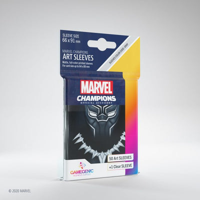 Gamegenic Marvel Champions Art Sleeves - Black Panther