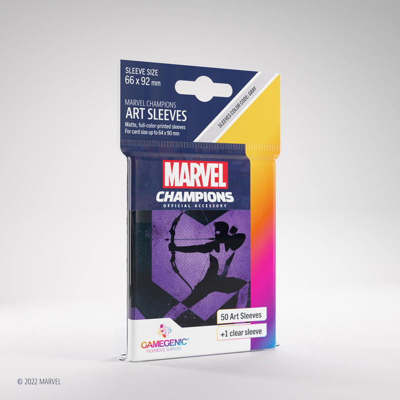 Gamegenic Marvel Champions Art Sleeves - Hawkeye