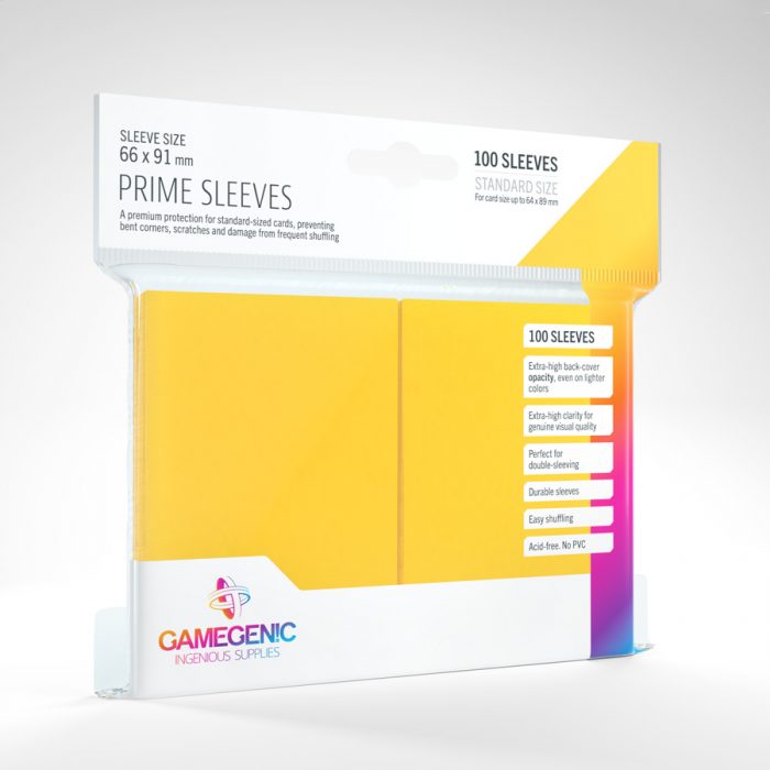 Gamegenic Prime Sleeves (yellow)