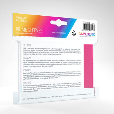 Gamegenic Prime Sleeves (pink)