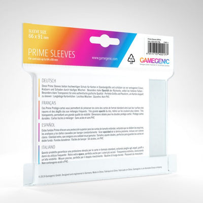 Gamegenic Prime Sleeves (white)