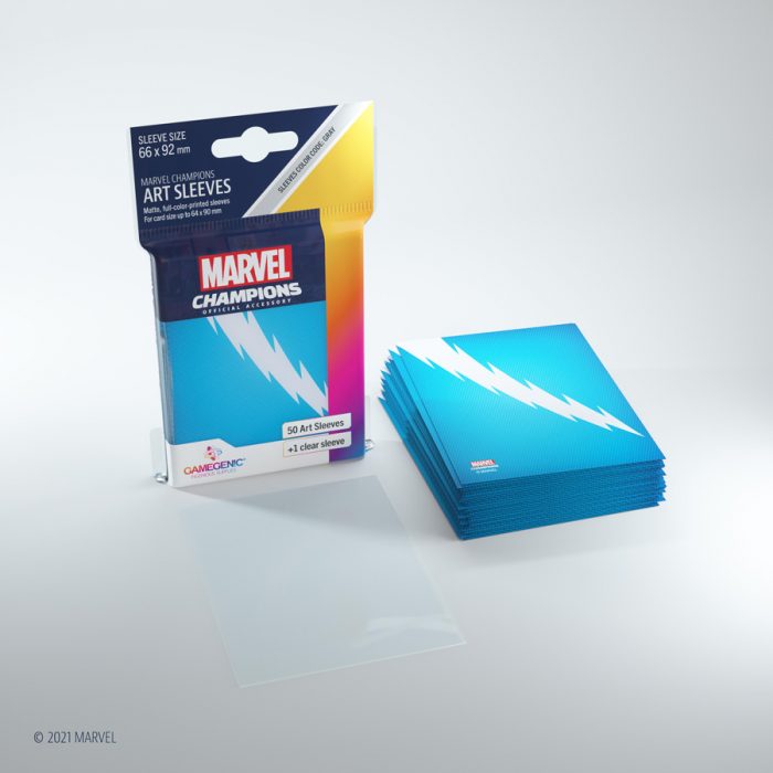 Gamegenic Marvel Champions Art Sleeves - Quicksilver