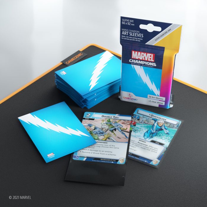 Gamegenic Marvel Champions Art Sleeves - Quicksilver