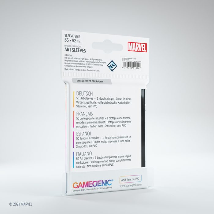 Gamegenic Marvel Champions Art Sleeves - Quicksilver