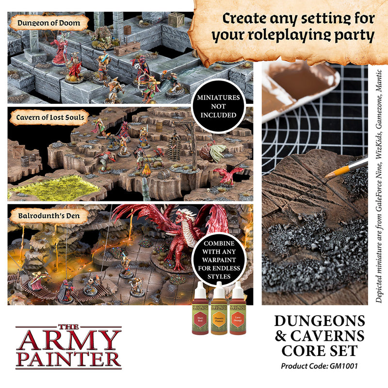 Gamemaster: Dungeons & Caverns Core Set (The Army Painter) (GM1001)
