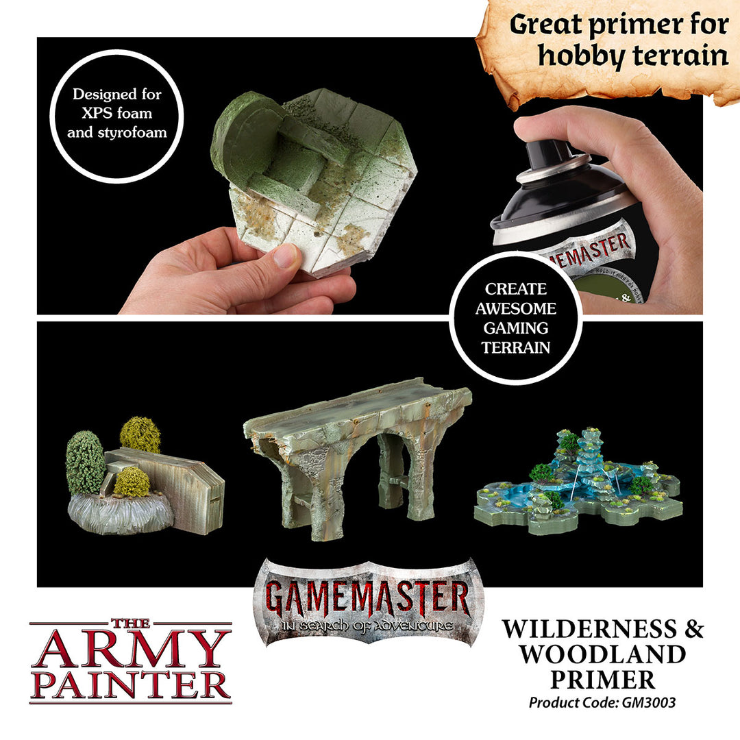GameMaster Wilderness & Woodland Terrain Primer (The Army Painter) (GM3003)