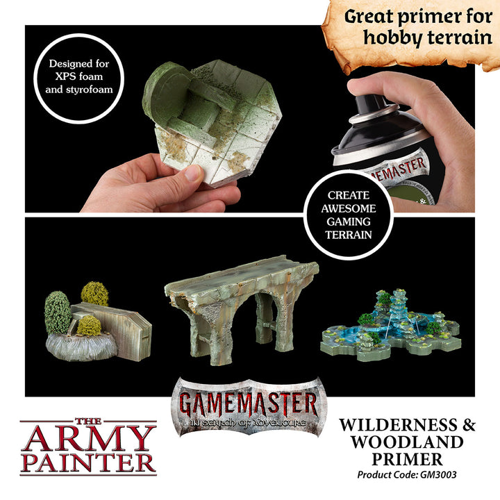 GameMaster Wilderness & Woodland Terrain Primer (The Army Painter) (GM3003)