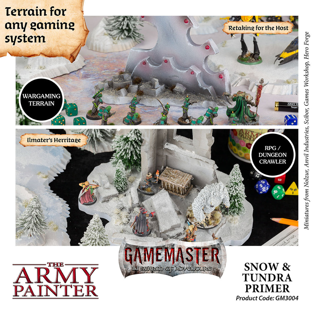 GameMaster Snow & Tundra Terrain Primer (The Army Painter) (GM3004)