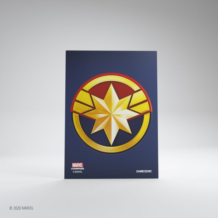 Gamegenic Marvel Champions Art Sleeves - Captain Marvel