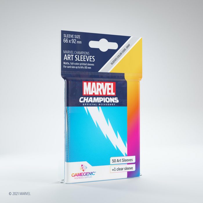 Gamegenic Marvel Champions Art Sleeves - Quicksilver