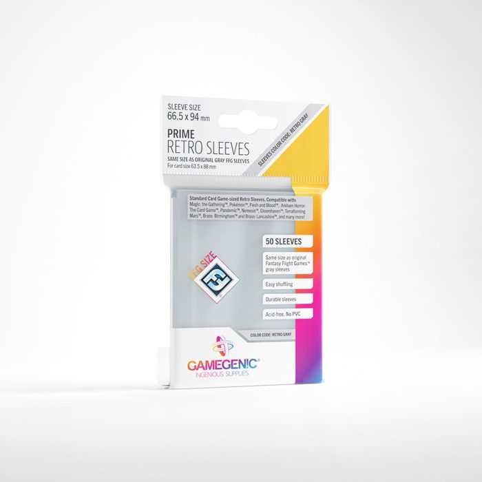 Gamegenic PRIME Retro Sleeves (clear)
