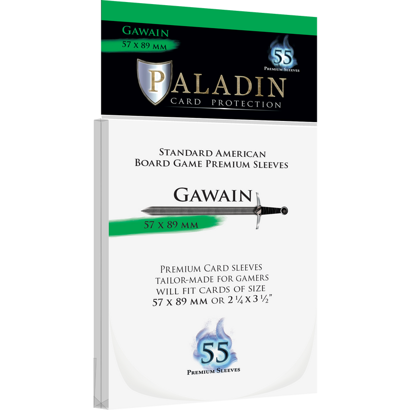 Paladin Card Sleeves Gawain Standard American (57x89mm)