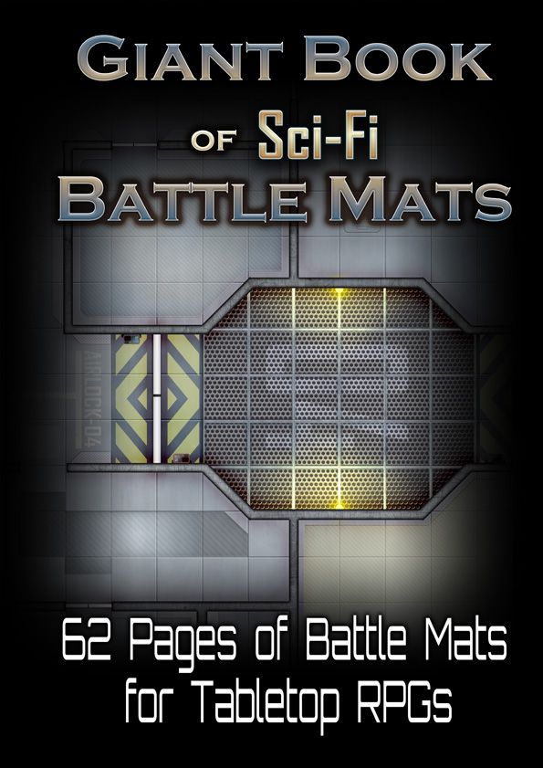 Giant Book of Sci-Fi Battle Mats (A3)