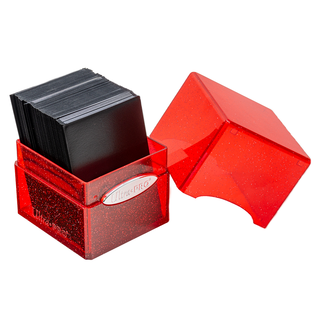 Glitter Satin Cube - Red (Ultra PRO)