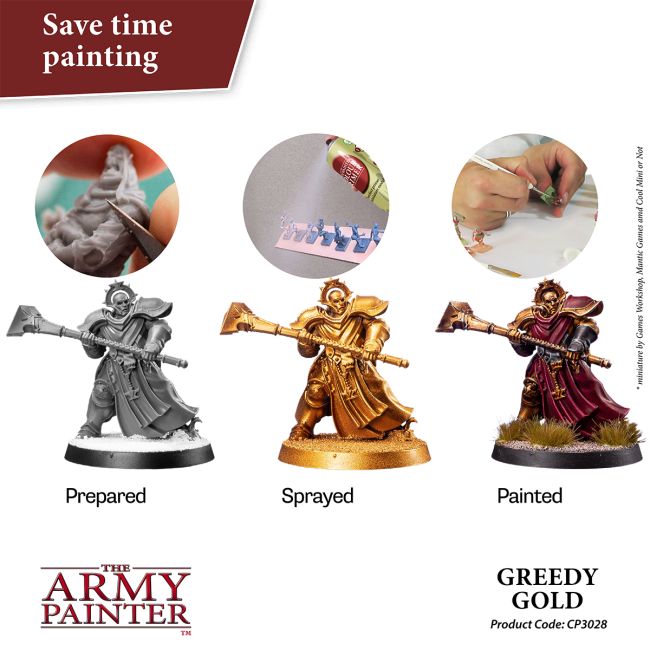 Colour Primers - Greedy Gold (The Army Painter) (CP3028S)
