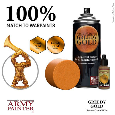 Colour Primers - Greedy Gold (The Army Painter) (CP3028S)