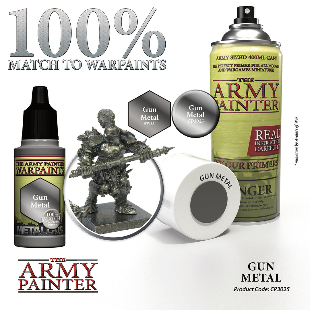 Colour Primers - Gun Metal (The Army Painter) (CP3025)