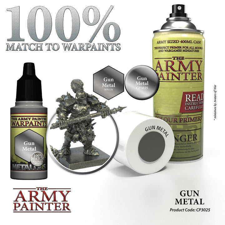 Colour Primers - Gun Metal (The Army Painter) (CP3025)