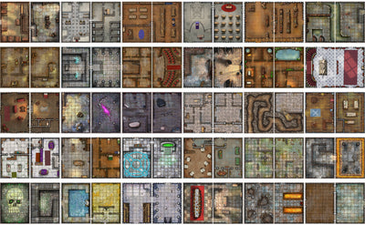 The Big Book of Battle Mats - Rooms, Vaults & Chambers