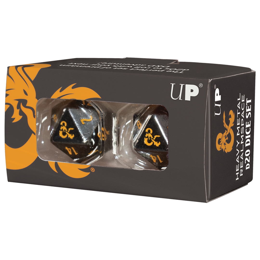 Heavy Metal Spelljammer Realmspace D20 Dice Set (2ct) for Dungeons & Dragons (Ultra PRO)