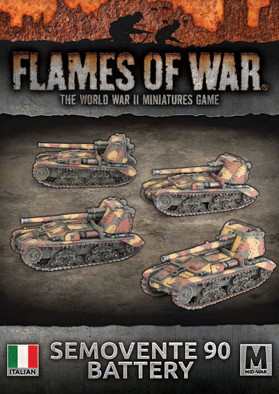 Flames of War: Semovente (90mm) Assault Guns (x4) (IBX23)