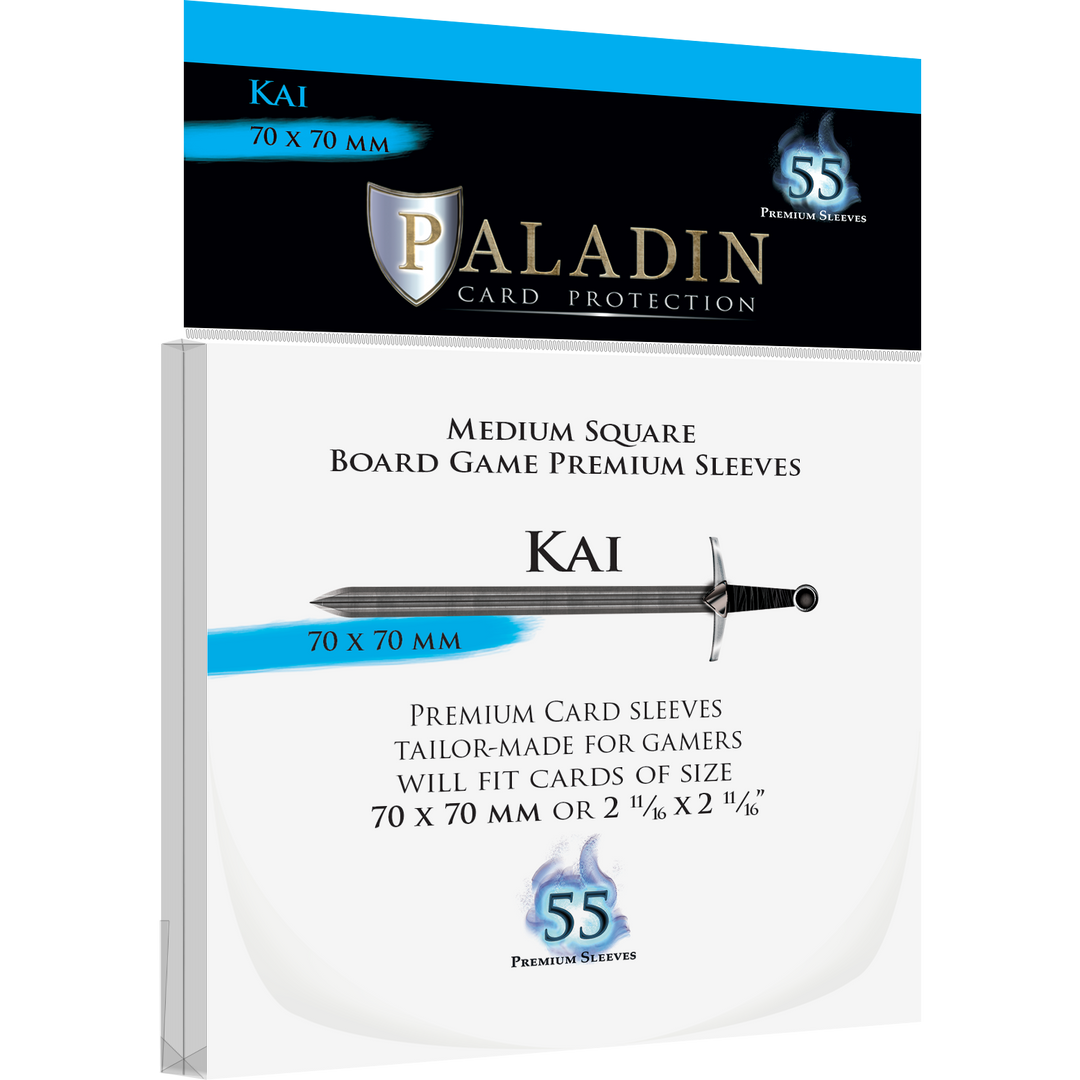 Paladin Sleeves - Kai Medium Square (70x70mm)