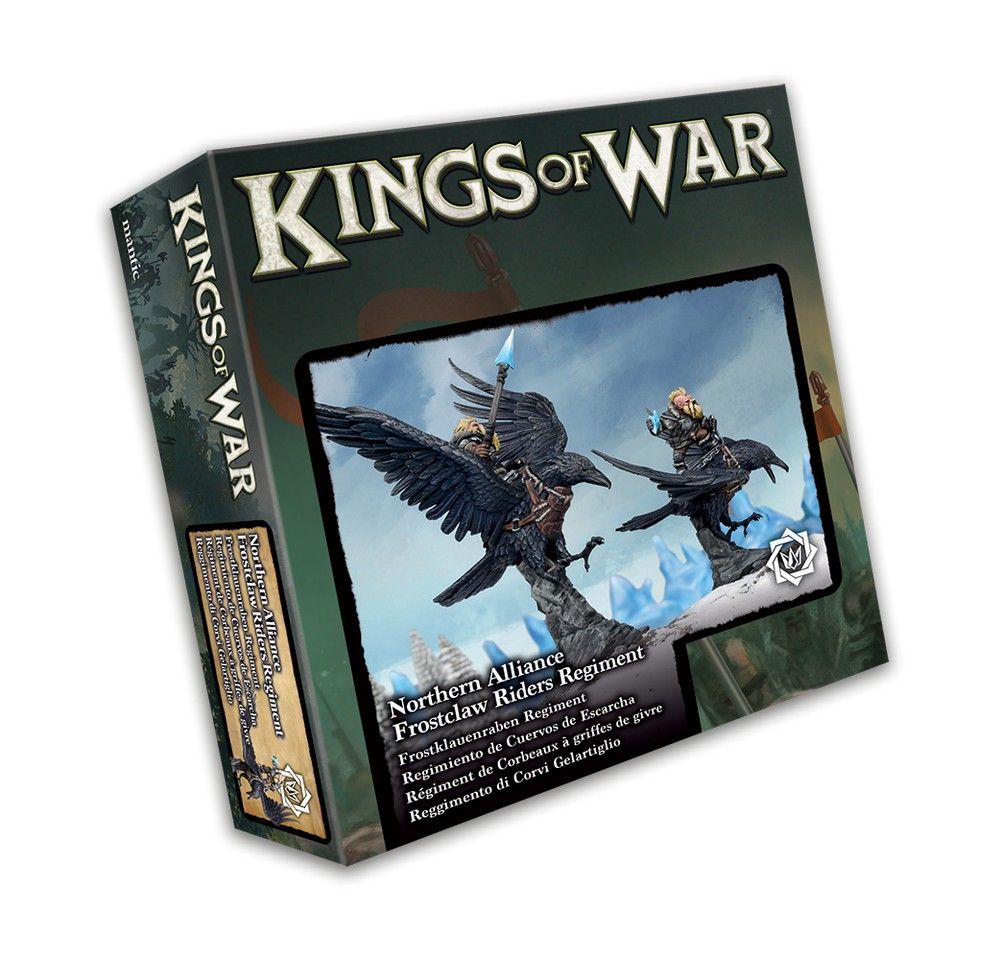 Kings of War: Northern Alliance - Frostclaw Riders Regiment (Old)