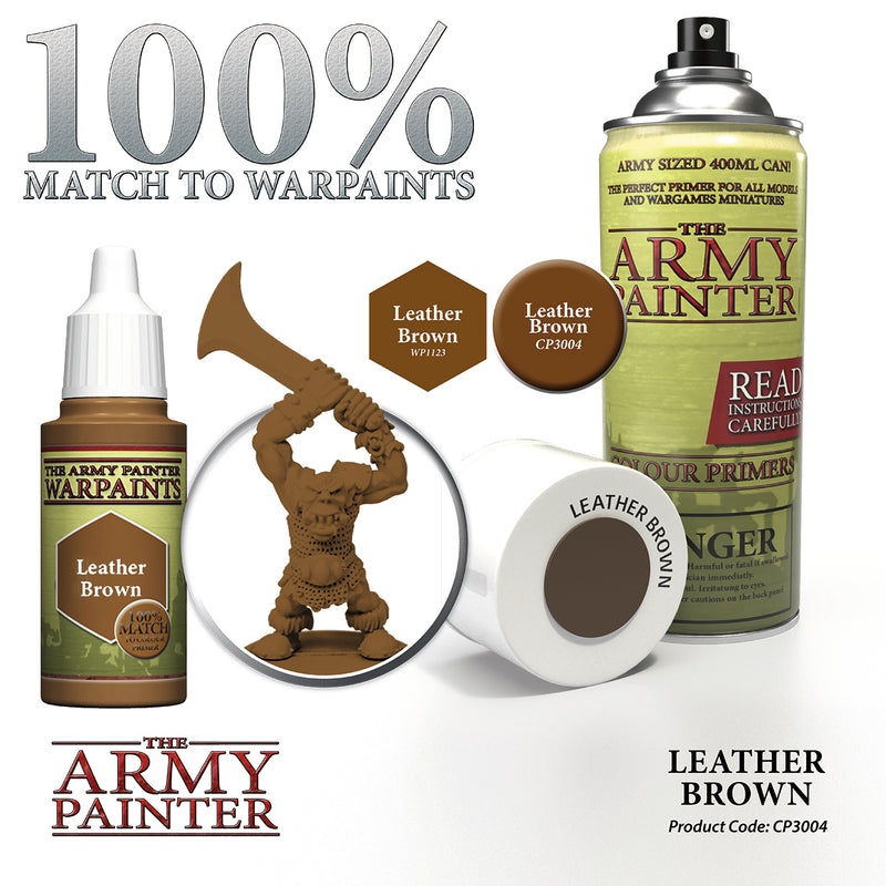 Colour Primers - Leather Brown (The Army Painter) (CP3004)
