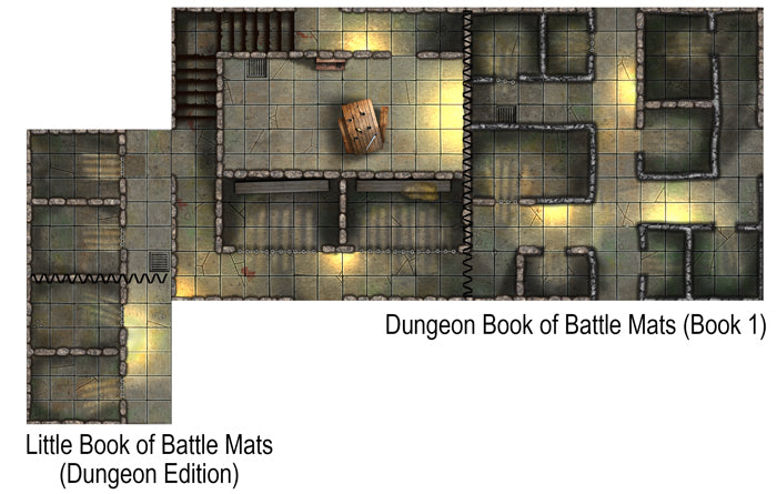 Little Book of Battle Mats - Dungeon Edition