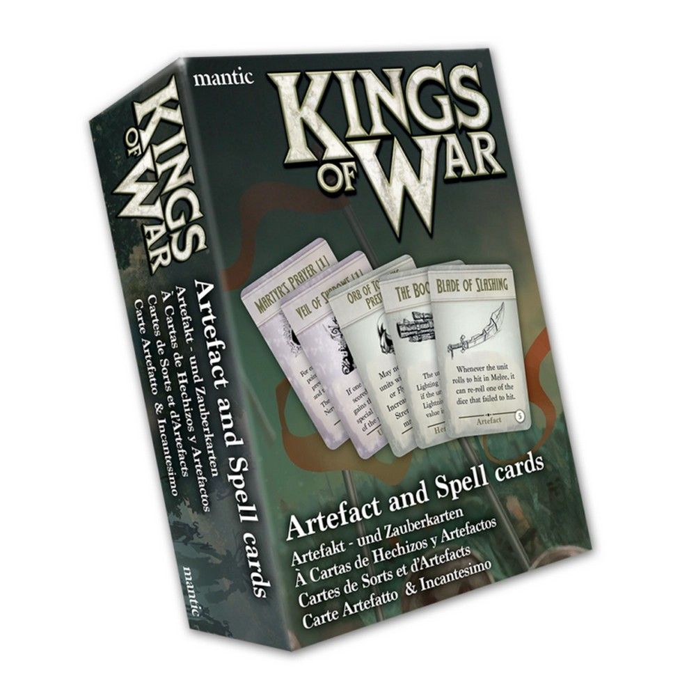 Kings of War: Artefact and Spell Cards