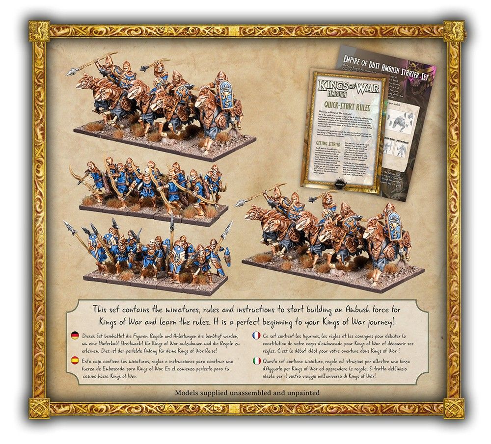 Kings of War: Empire of Dust - Ambush Starter Set