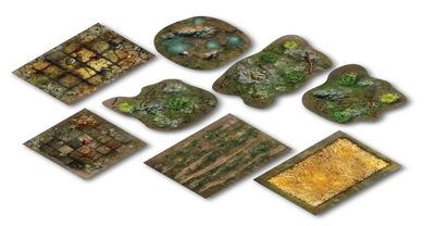 TerrainCrate: Fantasy Neoprene Terrain Templates (x8)