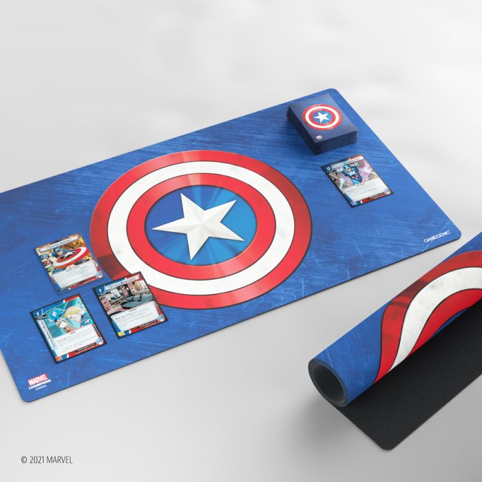 Marvel Champions Prime Game Mat - Captain America