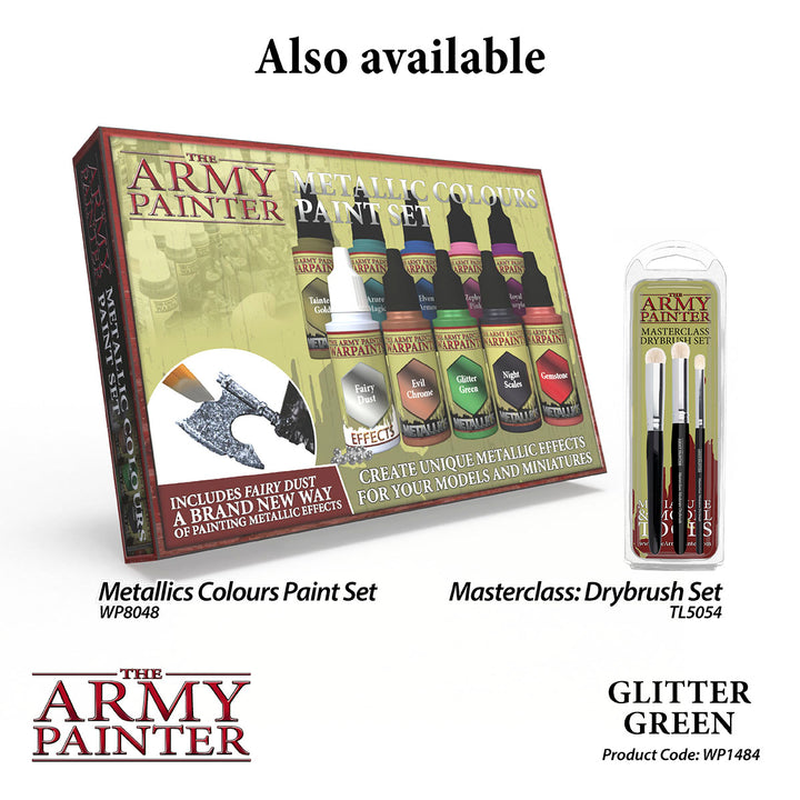 Metallics Warpaints - Glitter Green (The Army Painter) (WP1484)