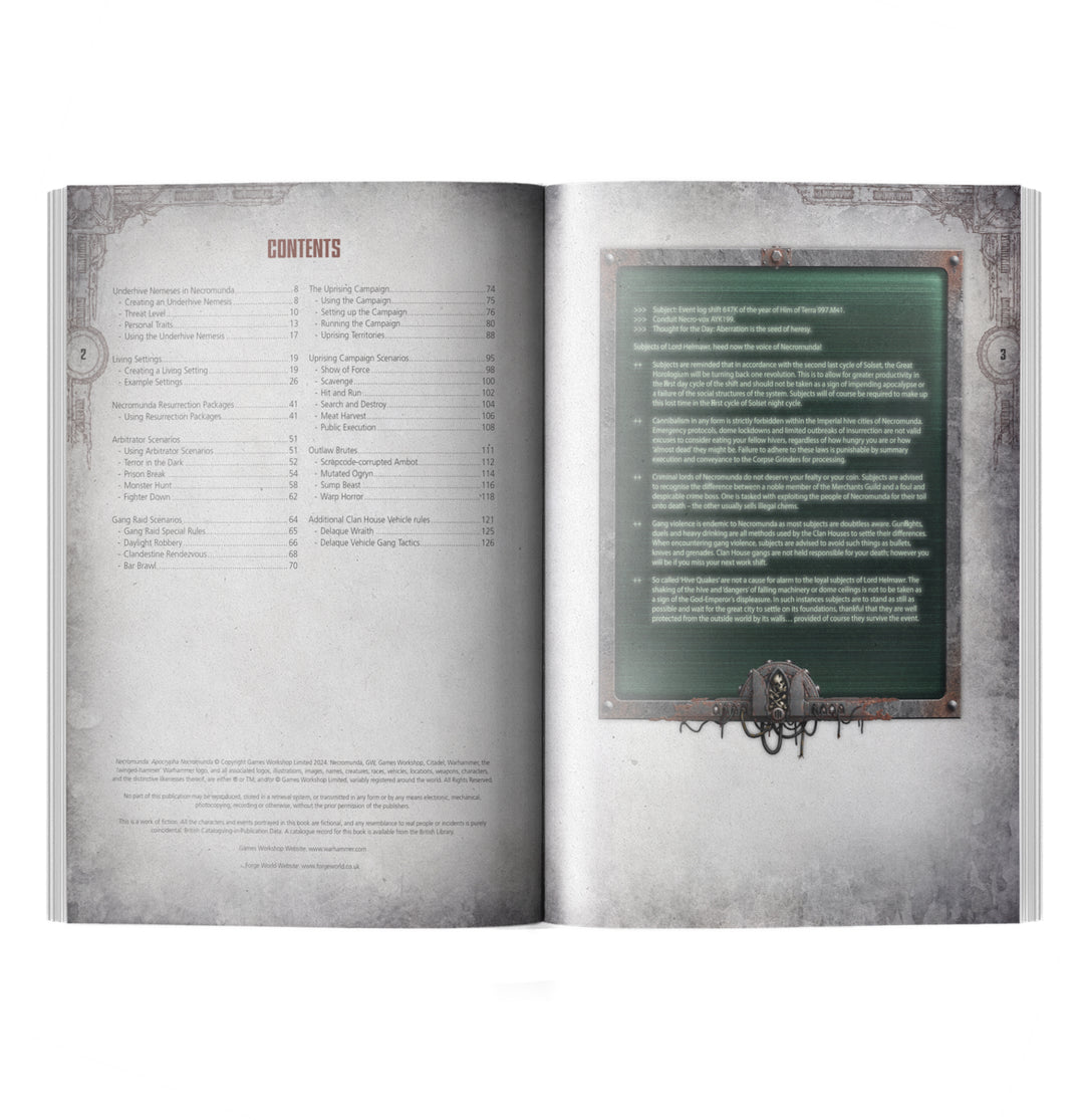 Necromunda: Apocrypha (Hardback)