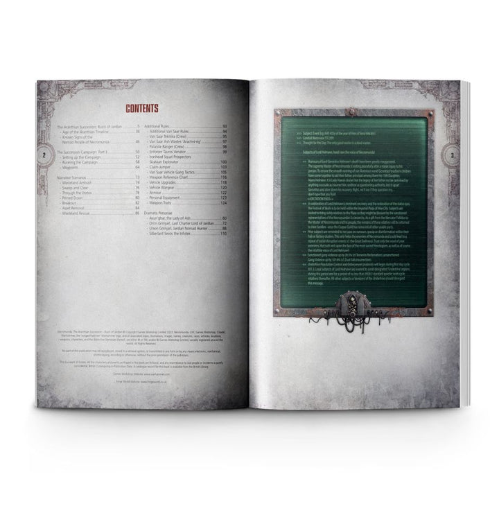 Necromunda: The Aranthian Succession – Ruins of Jardlan (Hardback)