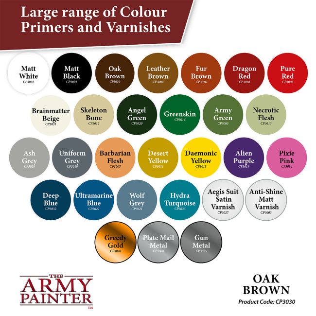 Colour Primers - Oak Brown (The Army Painter) (CP3030S)