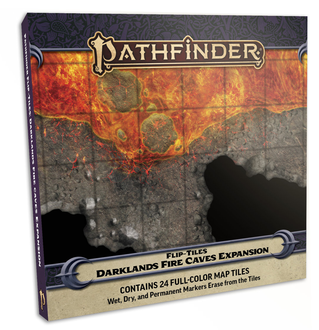 Pathfinder Flip-Tiles: Darklands Fire Caves Expansion